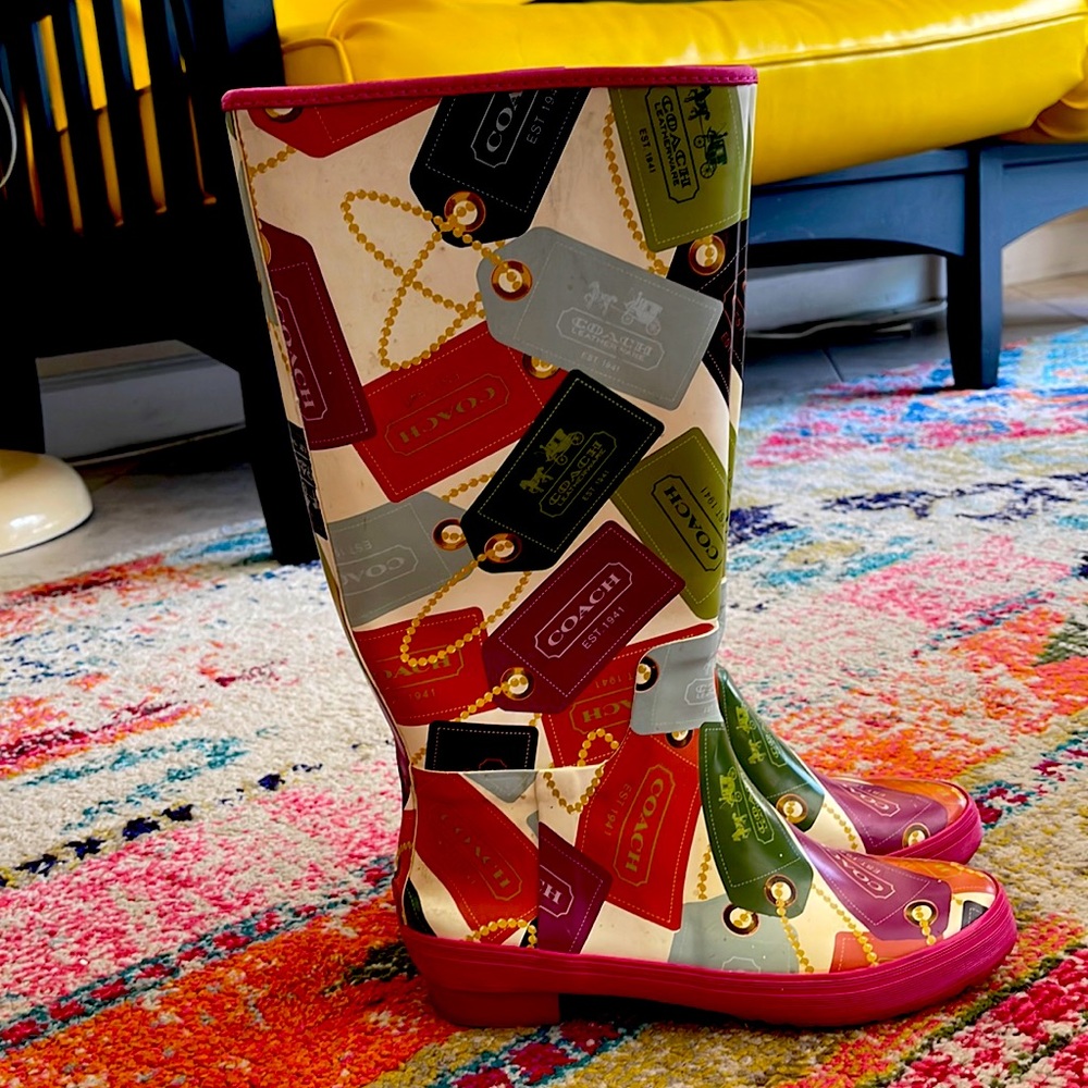 Coach rainboots
